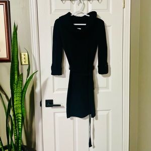 Forever 21 Beautiful Sweater Dress with Cowl Neck and Tie Belt